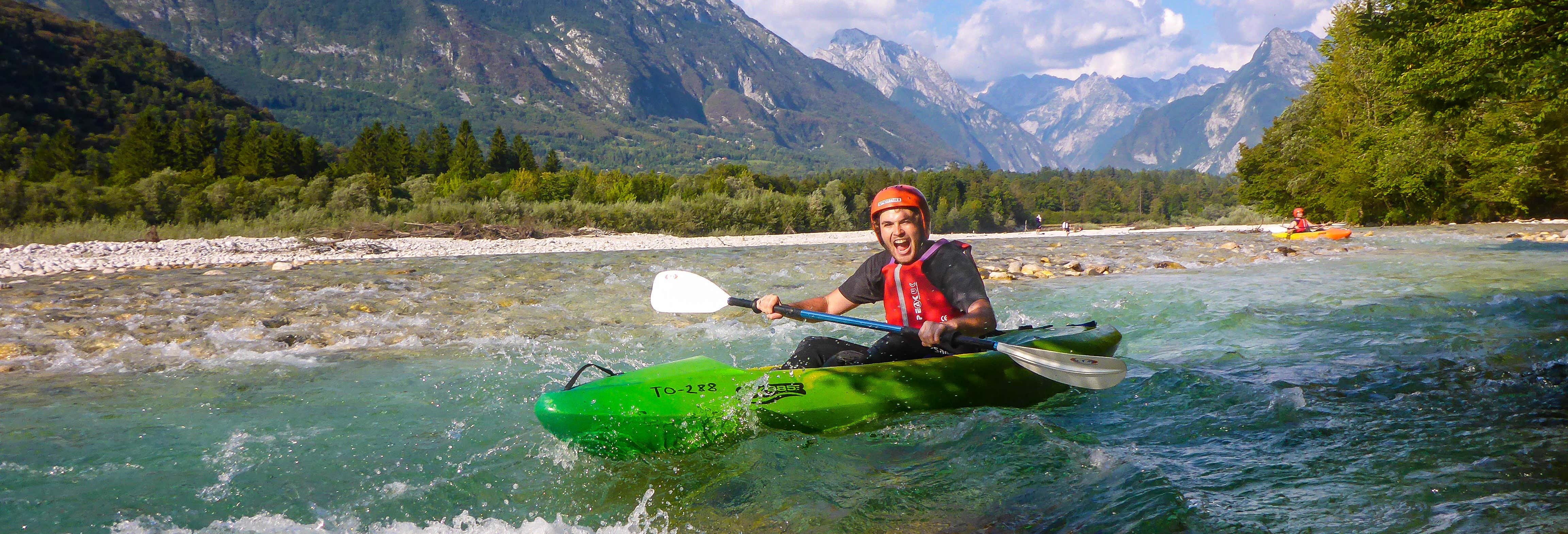 Accion y naturaleza en Bovec