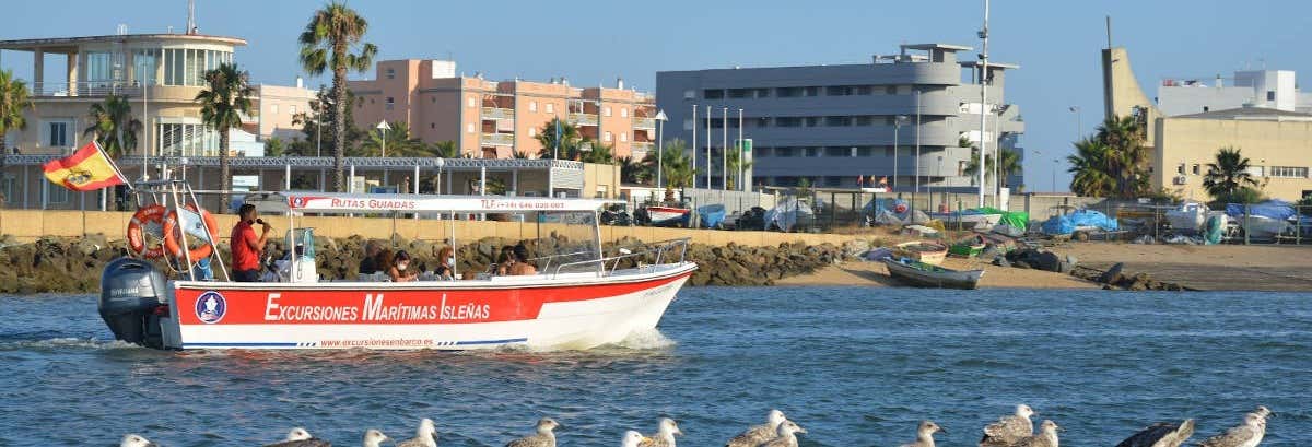 Paseos en barco en Isla Canela